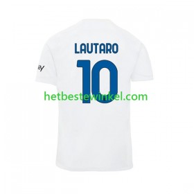 Inter Milan Lautaro Martinez 10 Voetbalshirts Uit 2023-24